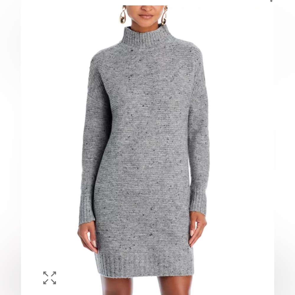 NWOT Aqua Gray Mock Neck Sweater Dressโ - 100% Exclusive
